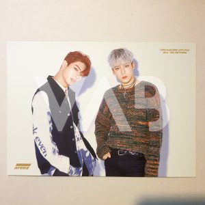 ATEEZ Treasure Ep.Fin All to Action A Postcard Unit - Yunho, Mingi