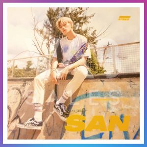 ATEEZ Treasure Ep.3 One to All Wave Postcard San