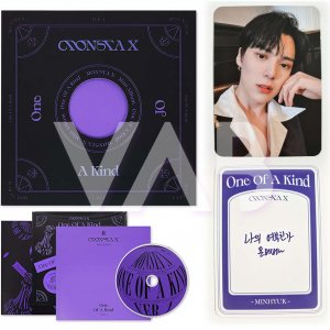 Monsta X ONE OF A KIND ver 1 with Minhyuk photocard and inclusions
