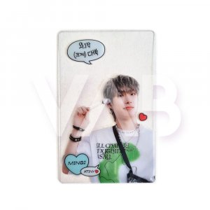 ATEEZ Atiny 3rd gen fankit returning 2nd member photocard Mingi